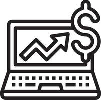 Wachstum Geschäft Symbol Symbol Vektor Bild. Illustration von das Fortschritt Gliederung Infografik Strategie Entwicklung Design Bild