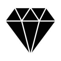 diamant vektor glyf ikon för personlig och kommersiell använda sig av.