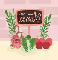 Tomatensalat Bio vektor