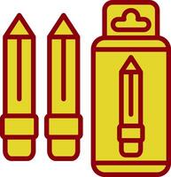 Farbe Bleistift Vektor Symbol Design