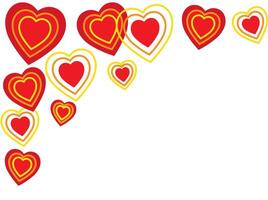hjärta valentines dag bakgrund illustration vektor