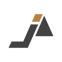 första jp brev logotyp med kreativ modern företag typografi vektor mall. kreativ abstrakt brev pj logotyp design.