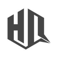 qh, Hauptquartier, q und h abstrakt Initiale Monogramm Brief Alphabet Logo Design vektor