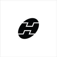 Initiale Brief hh Logo oder h Logo Vektor Design Vorlage