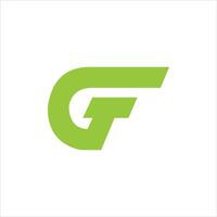 Initiale Brief fg Logo oder Freundin Logo Vektor Design Vorlage