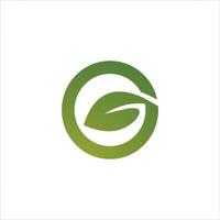 Initiale Brief G Logo Vektor Design