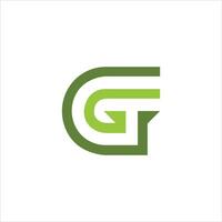 Initiale Brief G Logo Vektor Design