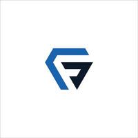 Initiale Brief fg Logo oder Freundin Logo Vektor Design Vorlage