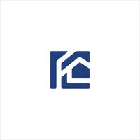 Initiale Brief fc oder vgl Logo Vektor Design Vorlage