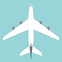 Passagier Flugzeug isoliert Vektor Illustration Grafik
