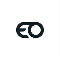 Initiale Brief eo oder ö Logo Vektor Design Vorlage