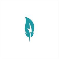 Logo-Design-Vorlage für grüne Energie vektor