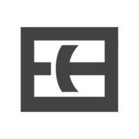 Er, äh, e und h abstrakt Initiale Monogramm Brief Alphabet Logo Design vektor