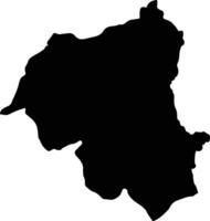 ouham-pende central afrikansk republik silhuett Karta vektor