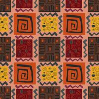 etnisk mönster i de afrikansk stil vektor