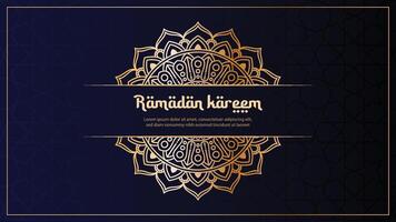 ramadan kareem grußkartenhintergrund vektor