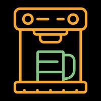 Vektorsymbol für Kaffeemaschine vektor