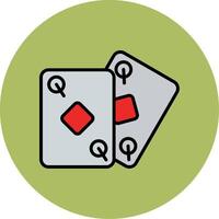 poker kort vektor ikon