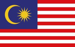 malaysia flagge hintergrund vektor