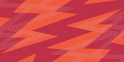 Blitz Zickzack- rot abstrakt Hintergrund. mit Kopieren Raum Bereich. Vektor Design zum Banner, Gruß Karte, Poster, Abdeckung, Netz, Sozial Medien.