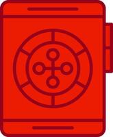 Roulette-Vektor-Symbol vektor