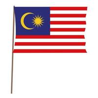 malaysia flagge design vektor