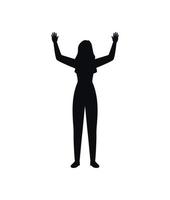 Frauen-Silhouette-Symbol vektor