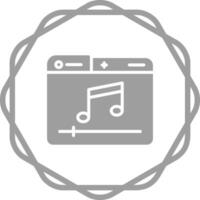 Musik-Player-Vektorsymbol vektor