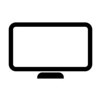 pc Monitor Computer Symbol Vektor zum Grafik Design, Logo, Netz Grundstück, Sozial Medien, Handy, Mobiltelefon Anwendung, ui Illustration