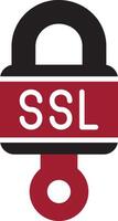 SSL-Vektorsymbol vektor