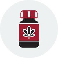 Cannabis Öl Vektor Symbol