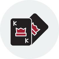 Vektorsymbol für Pokerkarten vektor