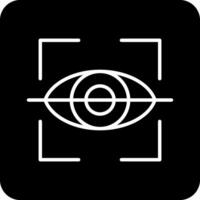 Netzhaut Scanner Vektor Symbol