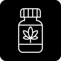 Cannabis Öl Vektor Symbol