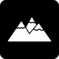 klippig bergen vektor ikon