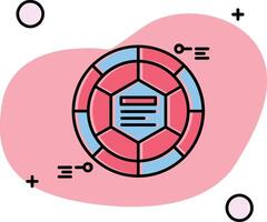 infographic element gled ikon vektor