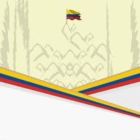 kolumbien nation banner vektor