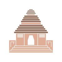 indien tempel traditionellt vektor