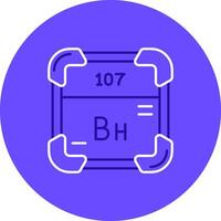 Bohrium Duo Melodie Farbe Kreis Symbol vektor