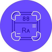 Radium Duo Melodie Farbe Kreis Symbol vektor