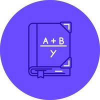 Algebra Duo Melodie Farbe Kreis Symbol vektor