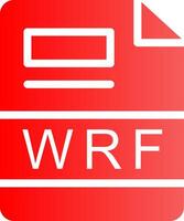 Wrf kreativ Symbol Design vektor