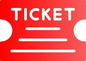 Ticket kreatives Icon-Design vektor