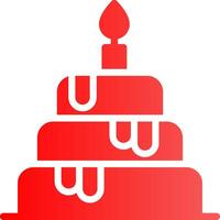 Hochzeit Kuchen kreativ Symbol Design vektor