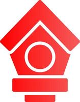 Birdhouse kreatives Icon-Design vektor