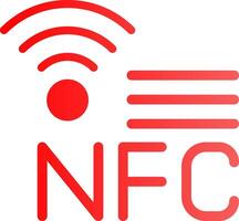 nfc kreativ ikon design vektor