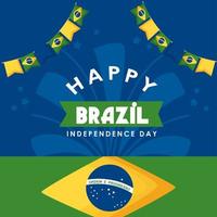 självständighetsdagen Brasilien vektor