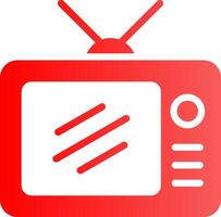 TV-kreatives Icon-Design vektor