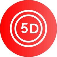 5d data lagring kreativ ikon design vektor