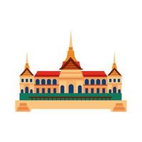 Wahrzeichen des thailändischen Tempels